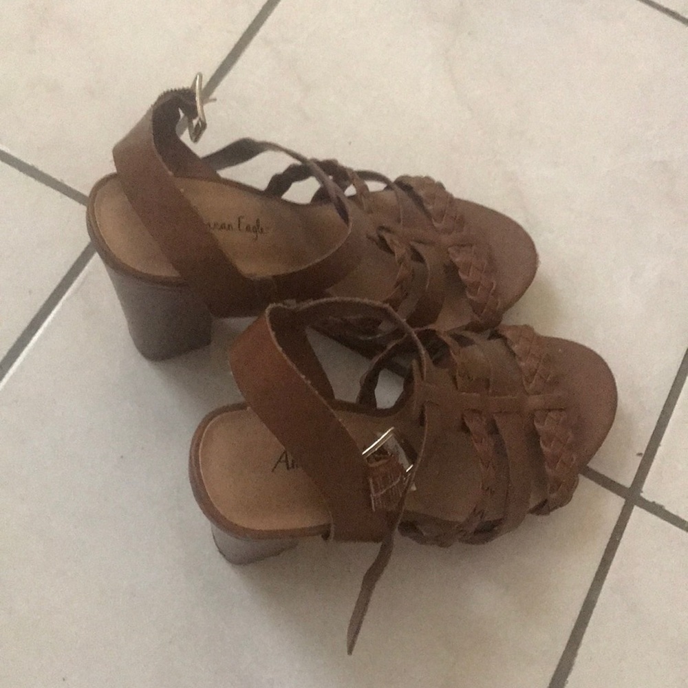 Brown heels